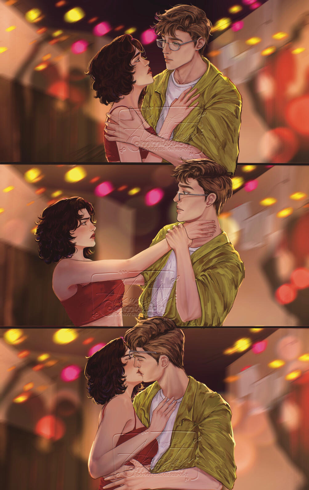 Commissioned by @lafemeomegaverse